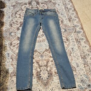 Free People Denim Blue Skinny Jeans